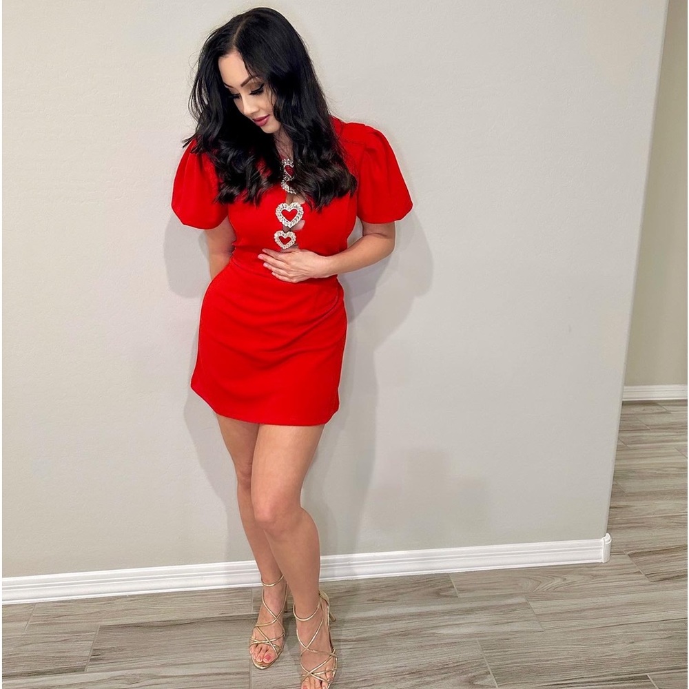 Paris Hilton inspired Rebecca Vallance dress